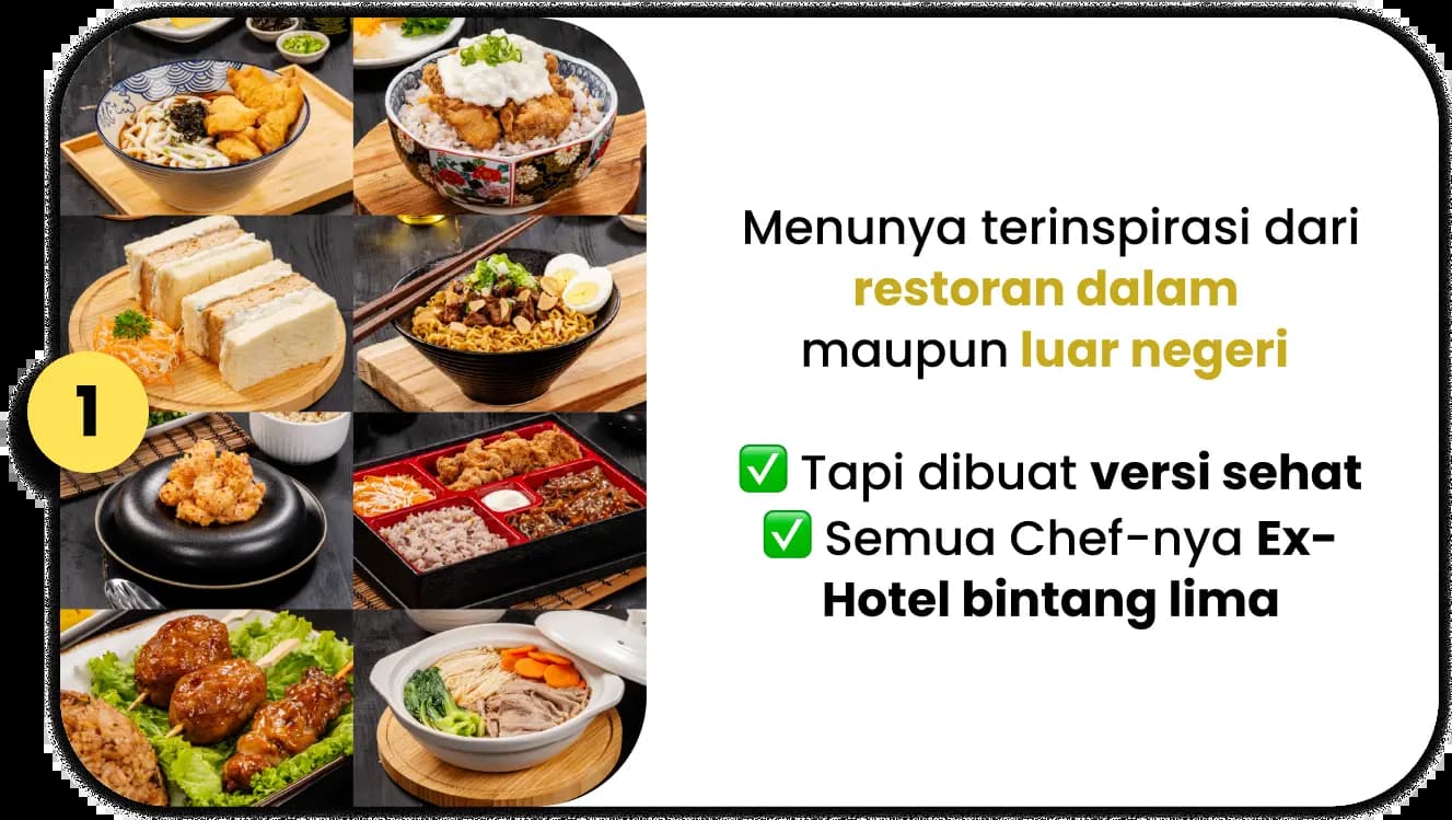 Menunya terinspirasi restoran viral di Jakarta maupun luar negeri