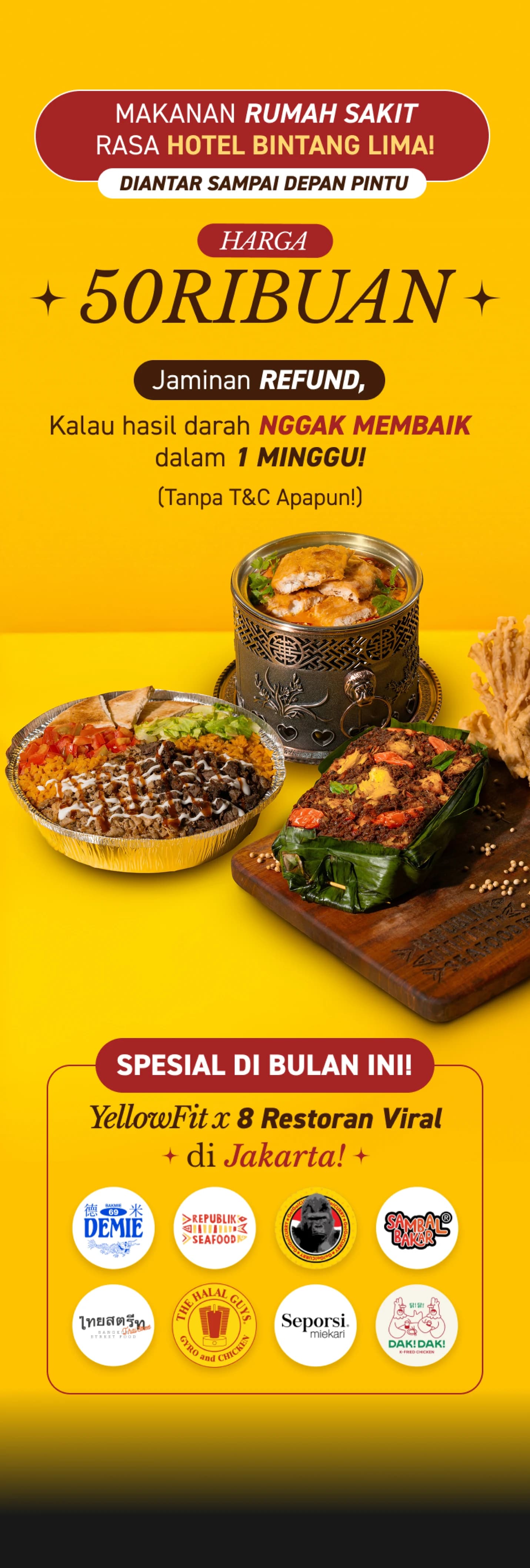 Catering diabetes kolesterol 50 ribuan pertama